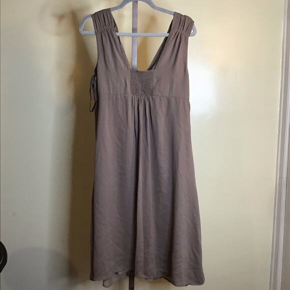 Women formal Maternity Dress Sz. Med Tan ASOS Mama Licious Dressy Tank Dress - Picture 3 of 10